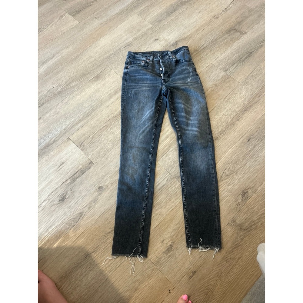 & denim black jeans